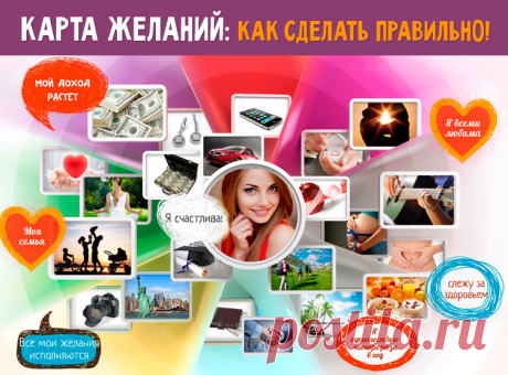 Как правильно сделать карту желаний