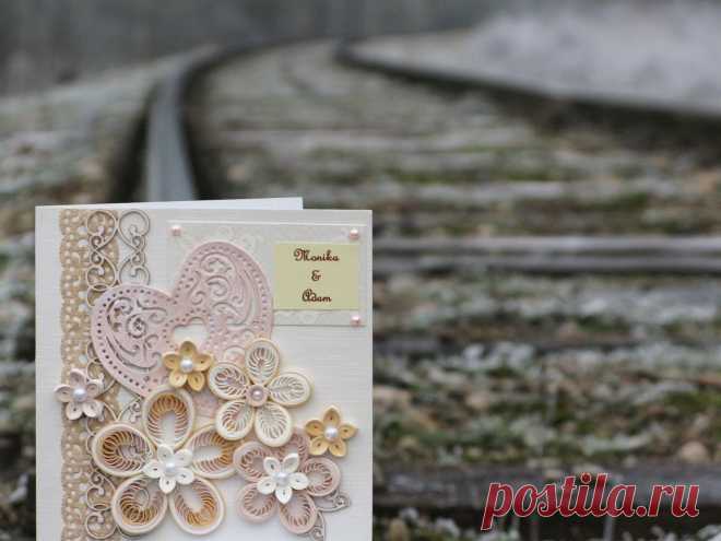 Quilling - Się kręci: Ślubne monochromatycznie