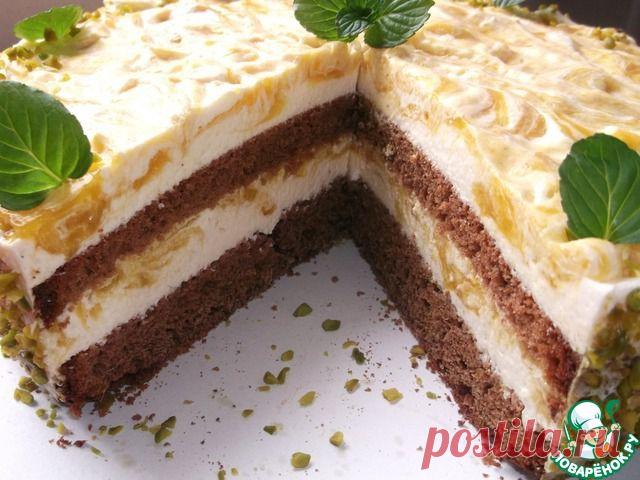 Пряничный мангово-йогуртовый торт. Автор: Kleine Hase