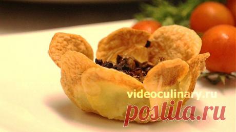 Цветы из картофеля - Видеокулинария.рф - видео-рецепты Бабушки Эммы | Видеокулинария.рф - видео-рецепты Бабушки Эммы