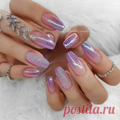 Прекрасный маникюр в нежно-розовом цвете — Нескучно
