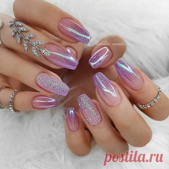 Прекрасный маникюр в нежно-розовом цвете — Нескучно