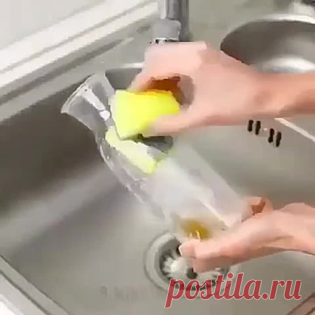 Чудеса с кухонной губкой