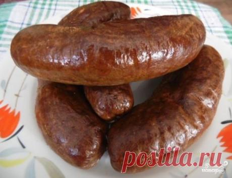 Печеночная колбаса домашняя - пошаговый рецепт с фото на Повар.ру