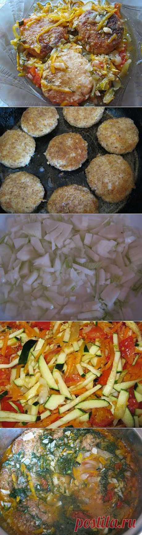 Тефтели тушеные с овощами | Вкусные Рецепты