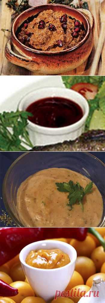 4 соуса грузинской кухни.