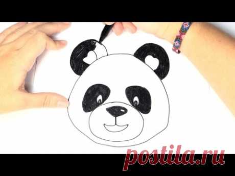 How to draw a Panda for Kids | Easy and Step by Step