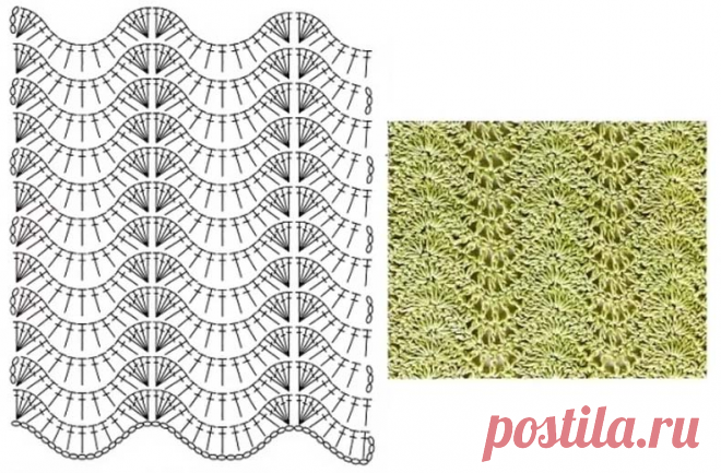 Узор крючком 