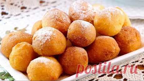 Мягкие как пух с хрустящей корочкой! Воздушные творожные шарики! Быстрые пончики из творога!