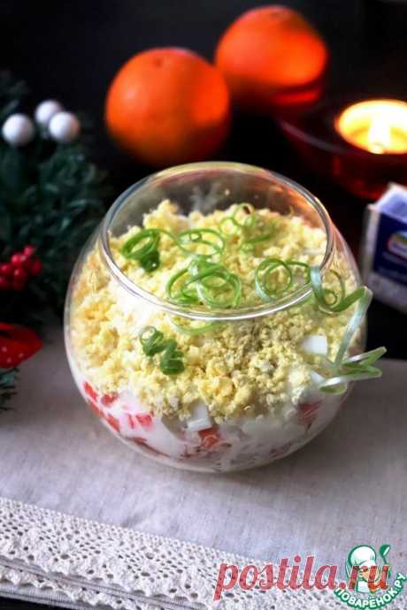 Салат Мимоза с печенью трески – кулинарный рецепт