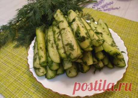 Вкусные малосольные огурчики за 30 минут - пошаговый рецепт с фото. Автор рецепта Светлана Миронова . - Cookpad