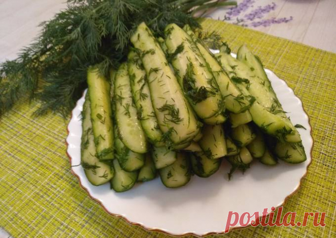Вкусные малосольные огурчики за 30 минут - пошаговый рецепт с фото. Автор рецепта Светлана Миронова . - Cookpad