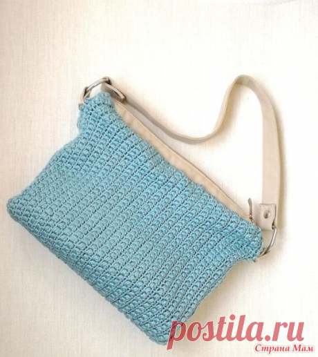 Сумка крючком. Плотный узор крючком. ( crocheted bag ) - Только любители вязания крючком - Страна Мам