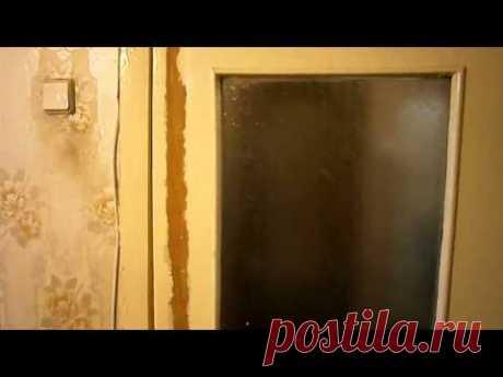 Покраска двери. Реставрация двери. Painting of doors. Restoration of the door.