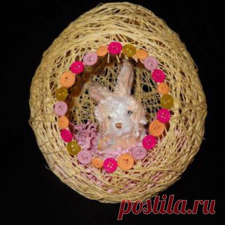 Усадьба | Своми руками : Пасхальные яйца из ниток для украшения дома