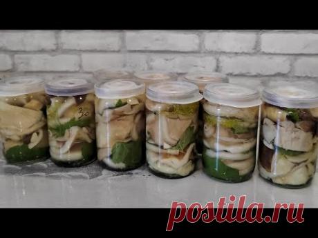 100 летний рецепт засолки белых груздей!!! Солим белые грузди в рассоле...