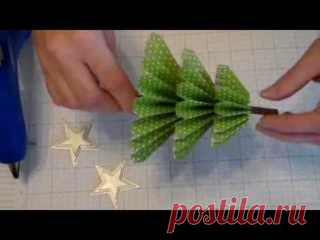 How to make a Rosette Christmas Tree Video Tutorial - YouTube