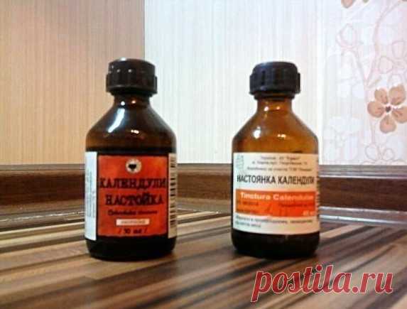 Применение настойки календулы