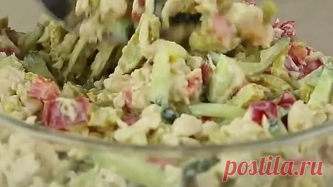 Все будут ПРОСИТЬ этот РЕЦЕПТ! Необычайно ВКУСНЫЙ САЛАТ из простых продуктов!!