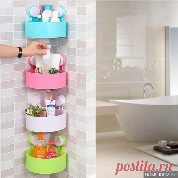 15 решений для компактного хранения мелочей в ванной комнате