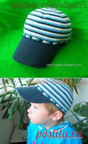 Кепка-бейсболка «Акрилка». МК. / Мастера рукоделия