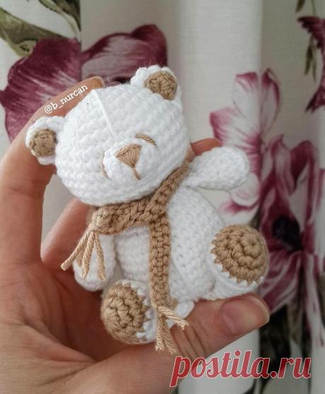 Маленький мишутка схема крючком | Hi Amigurumi