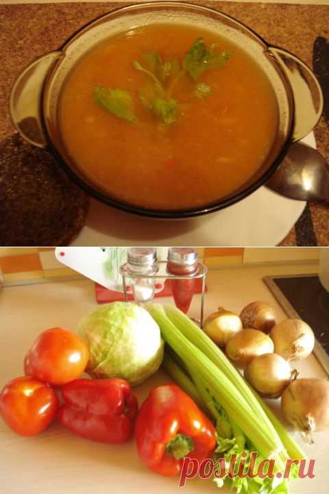 Худеть так худеть! На первое -  из сельдерея | Четыре вкуса