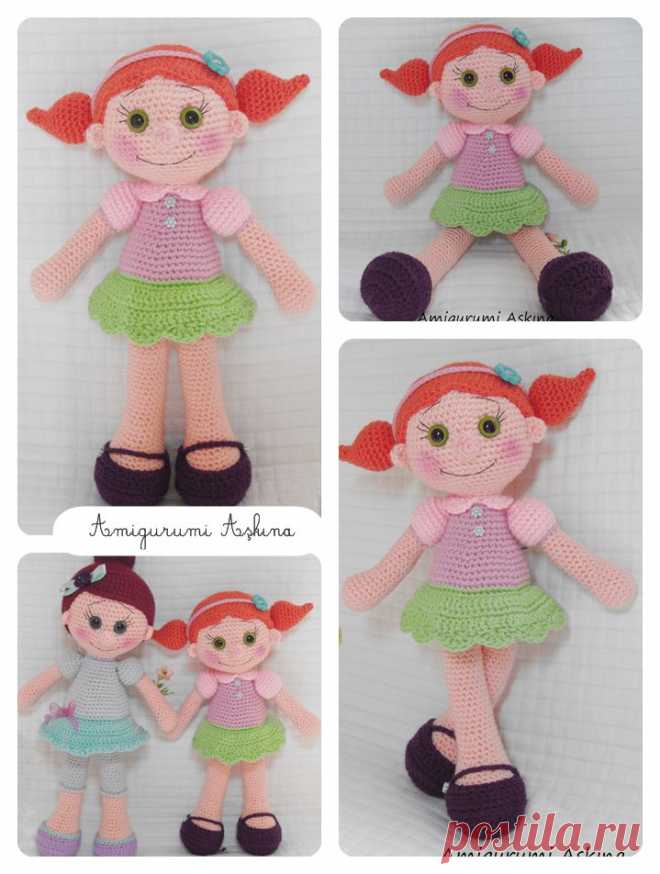 Amigurumi Aşkına: Amigurumi Büyük Safiş Bebek Yapılışı-Amigurumi Free Pattern Doll
