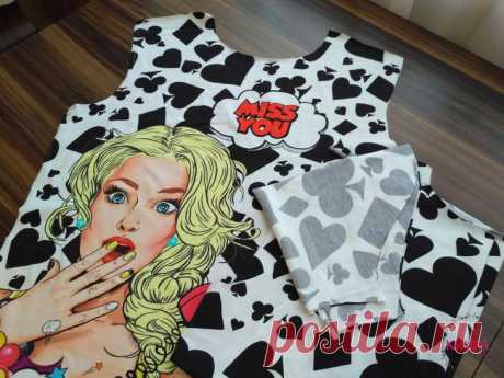 Шьем яркую мужскую футболку