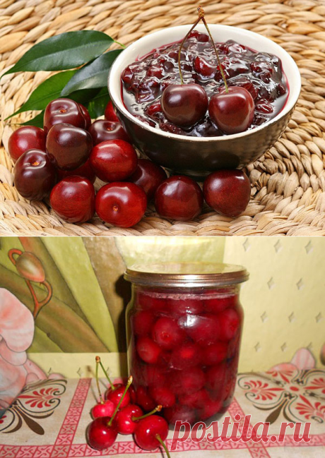 Кусочек лета в баночке с вареньем из черешни с косточкой!