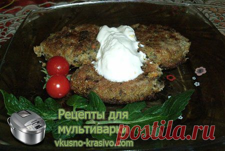 Овощные котлеты с грибами в мультиварке » Рецепты для мультиварки