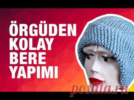 Farklı yönlü kullanılabilen şık bayan beresi - Örgüden Bere Yapımı Detaylı Anlatım