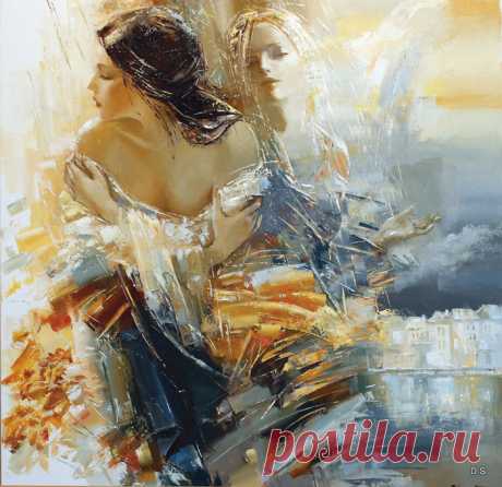 Женщина и её вечная загадка в работах художника Романа Гарасюта (Roman Garassuta)