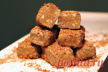 Шоколадные конфетки с орешками