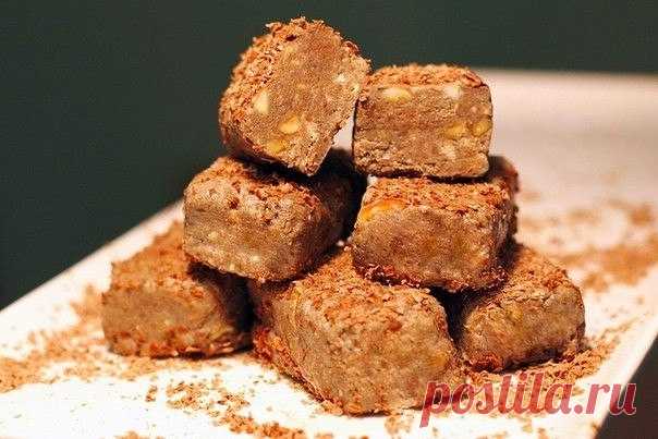 Шоколадные конфетки с орешками