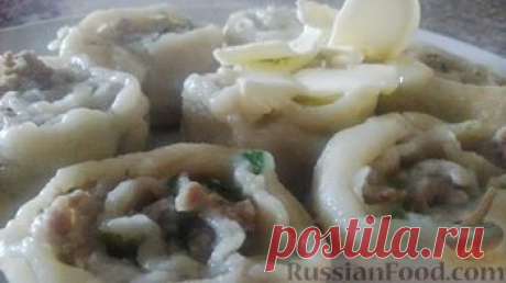 Ленивые пельмени "Мясные розы"