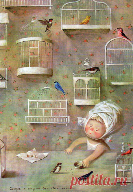 Художница Евгения Гапчинская (Eugenia Gapchinska). Часть 1. Примерила счастье, а знаешь, я буду носить!