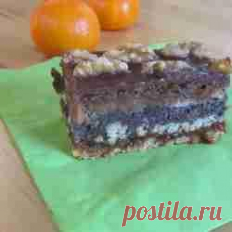 Рецепт: Мазурек с маком и орехами - все рецепты России