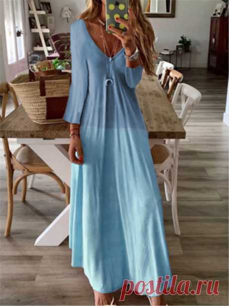 Graphic Printed Casual V-neck Long Sleeve Maxi Dress | Dresses | Justfashionnow Sundress Long Sleeve 1 Casual Dresses Daytime V Neck Casual Printed Dresses | justfashionnow