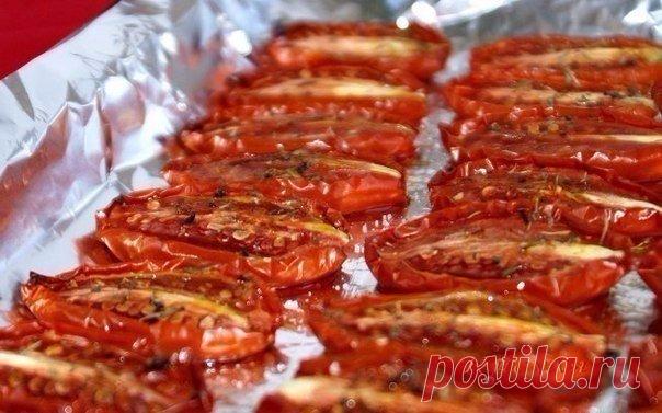 Безумно вкусные вяленые помидоры / Свежие рецепты