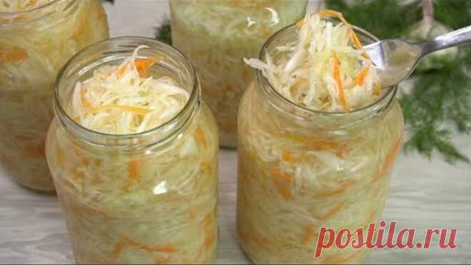 Слишком ВКУСНАЯ! Так капусту готовлю уже больше 5 лет и не надоедает ВСЕГДА есть в моем холодильнике
