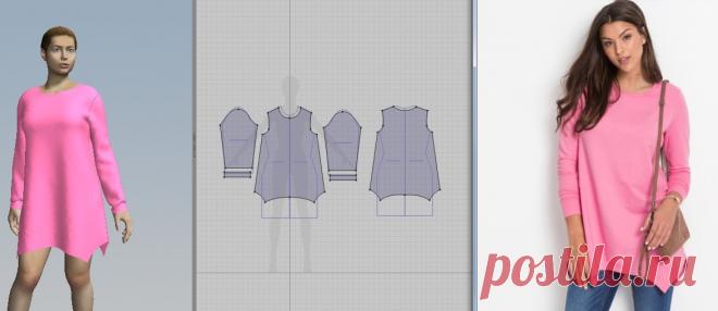 Выкройка свитшота женского с втачным рукавом: 4 модели | KompKroy.ru