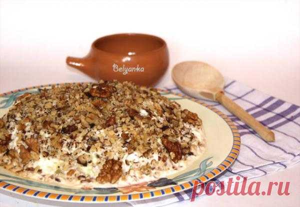 Вкусные и простые рецепты: Салат "Кремлёвский" + Домашний майонез за 1 минуту. Автор: Yulya