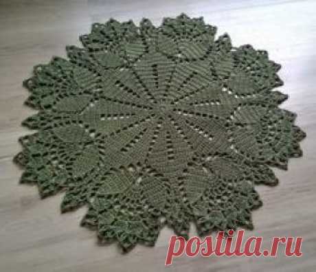 Café da Meia Tarde: Crochê: Tapete Floral