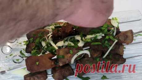 ШАШЛЫК ИЗ ГОВЯЖЬЕГО ЯЗЫКА В ДУХОВКЕ - LANGUE DE BOEUF KEBAB AU FOUR