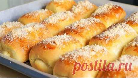 Я УСТАЛА ИХ ГОТОВИТЬ!!! Неимоверно вкусные пышные БУЛОЧКИ С ЯБЛОКАМИ Из чудо-теста!!!