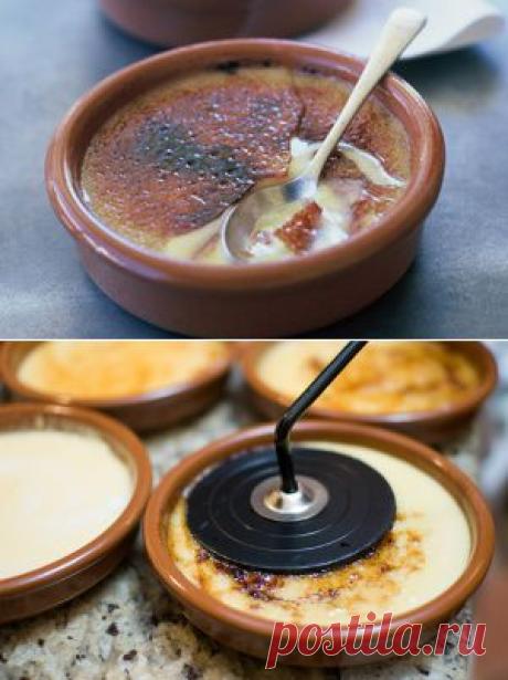 Крема каталана, Каталонский десерт Вкусные рецепты испанской кухни. Средиземноморская кухня
