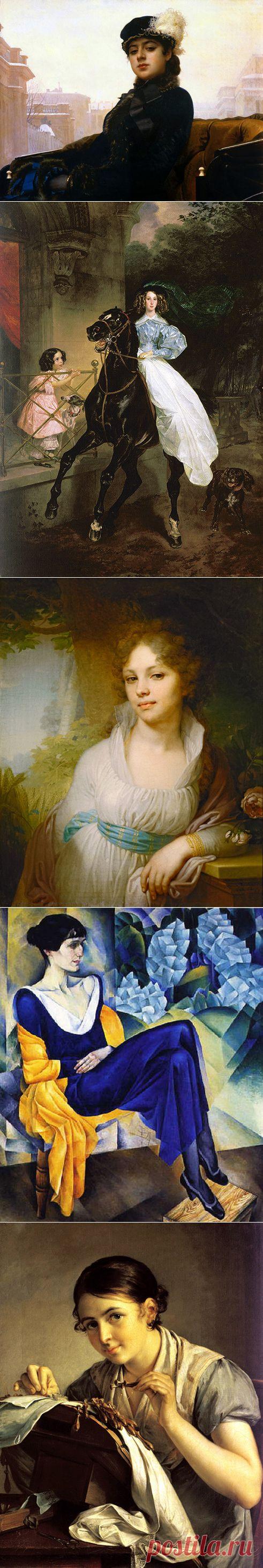 10 прекрасных женских портретов к 8 марта