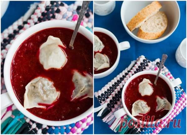 Борщ с грибными ушками - Простые рецепты Овкусе.ру