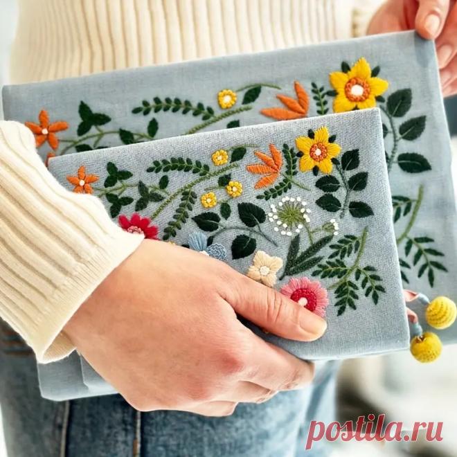 1 комплект ручная вышивка сделай сам посылка из материала - Temu Moldova